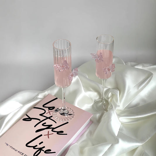 Champagneglazenset vlinder