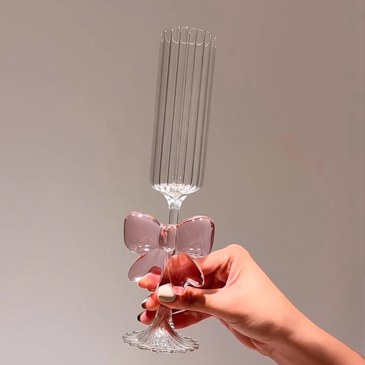 Boog champagneglas