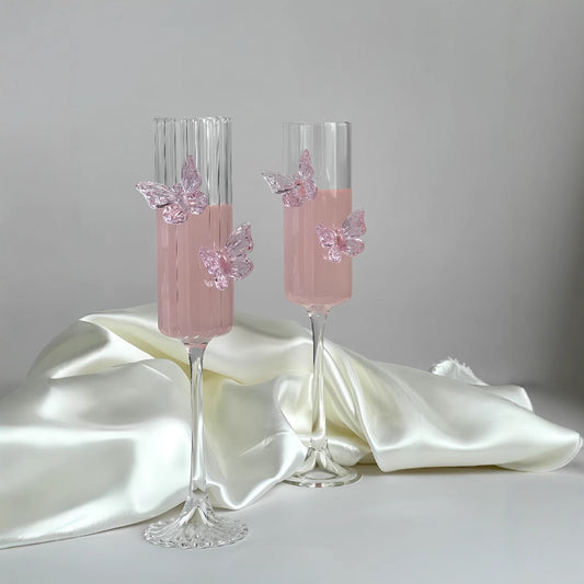 Champagneglazenset vlinder