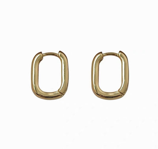 Oorbellen rechte hoops